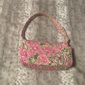 Pink and Green floral Vera Bradley purse